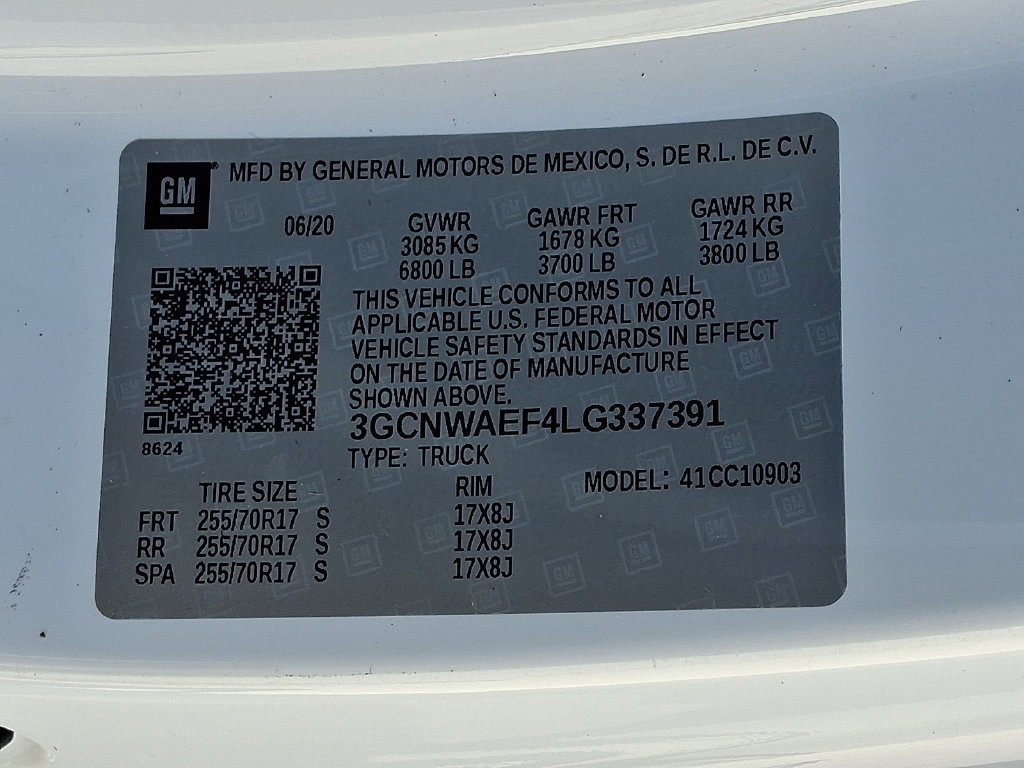 Used 2020 Chevrolet Silverado 1500 W/T w/ WT Fleet Convenience Package RWD image 24