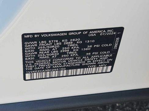 Used 2024 Volkswagen Atlas Cross Sport SE AWD/4WD image 25