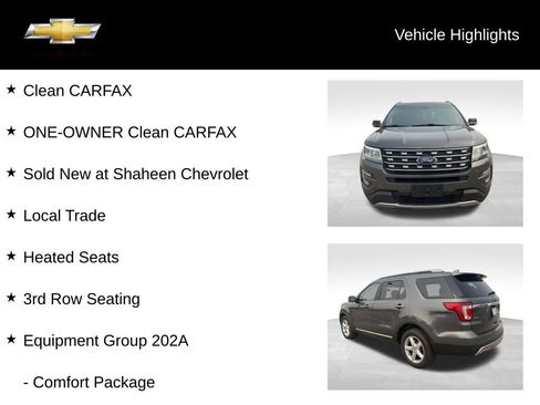 Used 2017 Ford Explorer XLT w/ Equipment Group 202A AWD/4WD image 18