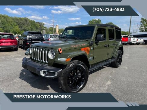 Used 2021 Jeep Wrangler Unlimited Sahara w/ Cold Weather Group AWD/4WD image 1