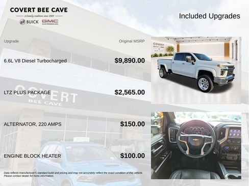 Used 2020 Chevrolet Silverado 2500 LTZ w/ LTZ Plus Package AWD/4WD image 9
