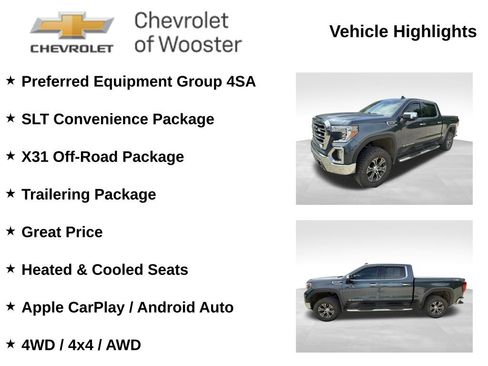 Used 2021 GMC Sierra 1500 SLT w/ SLT Convenience Package AWD/4WD image 2