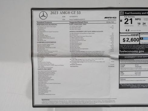 Used 2023 Mercedes-Benz AMG GT 53 image 90