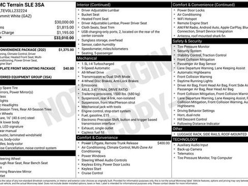 Used 2020 GMC Terrain SLE w/ Driver Convenience Package image 10