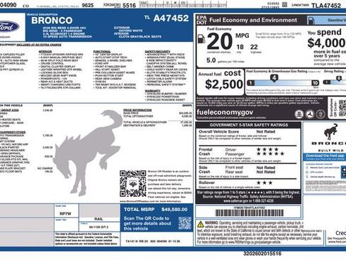 New 2026 Ford Bronco Big Bend AWD/4WD image 33
