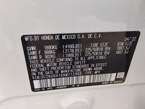 Used 2022 Honda HR-V Sport image 18