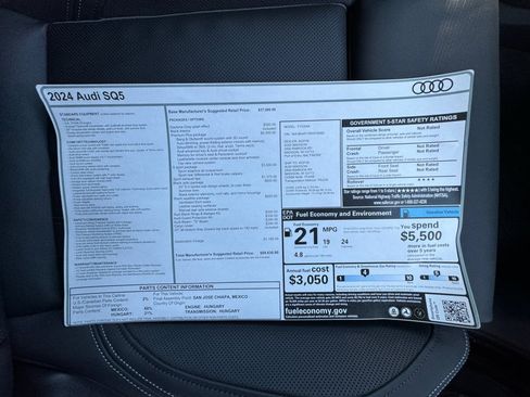 Certified 2024 Audi SQ5 Premium Plus AWD/4WD image 33