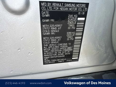 Used 2018 Nissan Rogue SV image 20