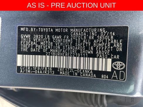 Used 2014 Toyota Corolla LE FWD image 20