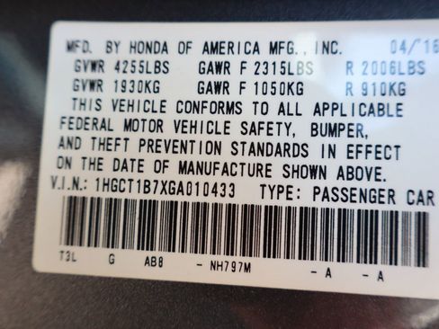 Used 2016 Honda Accord EX image 41