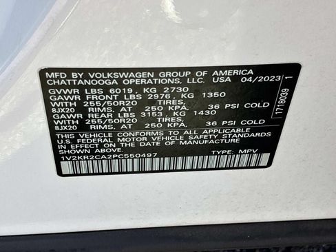 Used 2023 Volkswagen Atlas SE AWD/4WD image 23