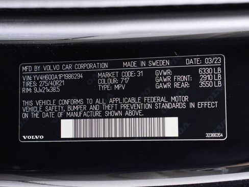 Used 2023 Volvo XC90 T8 Ultimate w/ Protection Package Premier AWD/4WD image 16