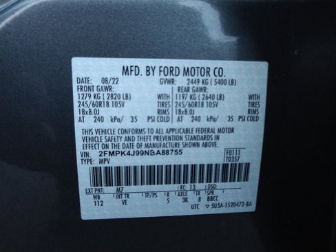 Used 2022 Ford Edge SEL w/ Convenience Package image 33