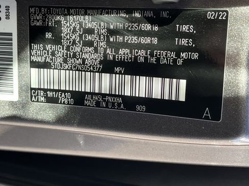 Used 2022 Toyota Sienna XLE image 23