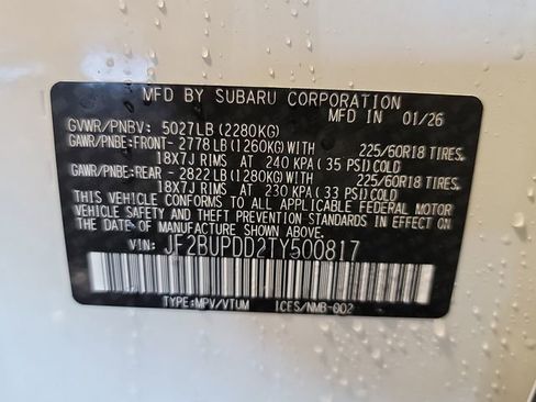New 2026 Subaru Outback Limited AWD/4WD image 32