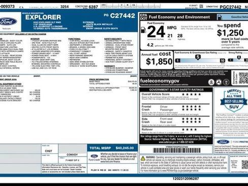 Used 2023 Ford Explorer XLT RWD image 31