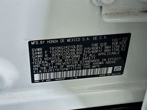 Used 2023 Honda HR-V EX-L image 12