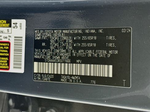 Used 2024 Toyota Grand Highlander FWD image 38