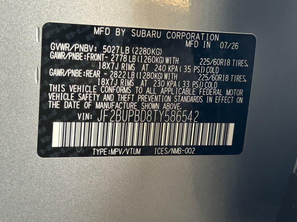New 2026 Subaru Outback Premium AWD/4WD image 22