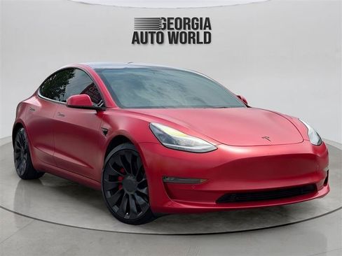 Used 2022 Tesla Model 3 Performance AWD/4WD image 2