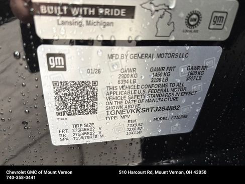 New 2026 Chevrolet Traverse High Country w/ LPO, Floor Liner Package image 31