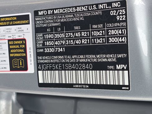 Certified 2025 Mercedes-Benz GLS 450 4MATIC image 34