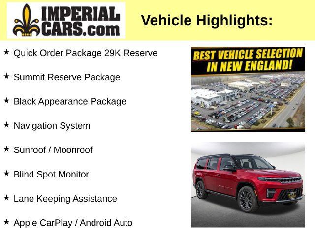 Used 2026 Jeep Grand Wagoneer L Summit AWD/4WD image 3