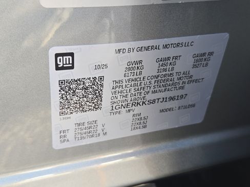 New 2026 Chevrolet Traverse High Country w/ LPO, Floor Liner Package image 19