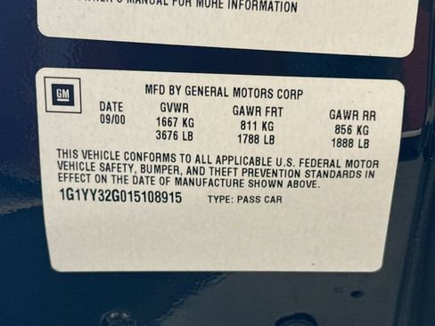 Used 2001 Chevrolet Corvette Convertible w/ Preferred Equipment Group2 RWD image 26