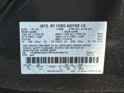 Used 2023 Ford Explorer ST w/ Equipment Group 401A image 30