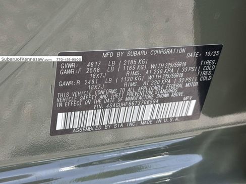 Certified 2026 Subaru Crosstrek 2.5i Sport AWD/4WD image 35