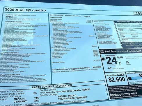 New 2026 Audi Q5 Premium Plus AWD/4WD image 19