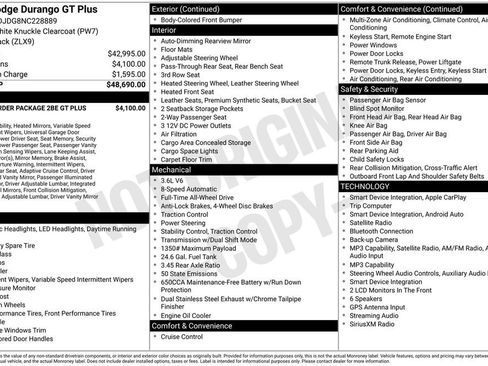 Used 2022 Dodge Durango GT AWD/4WD image 4