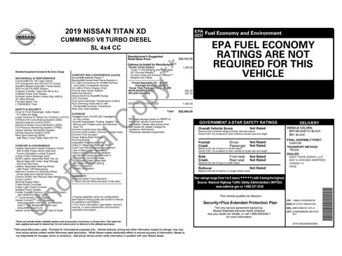 Used 2019 Nissan Titan SL w/ Texas Titan Edition AWD/4WD image 13
