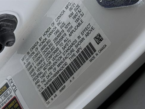 Certified 2021 Honda CR-V Touring image 39