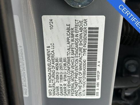 Certified 2025 Honda Accord EX-L image 32