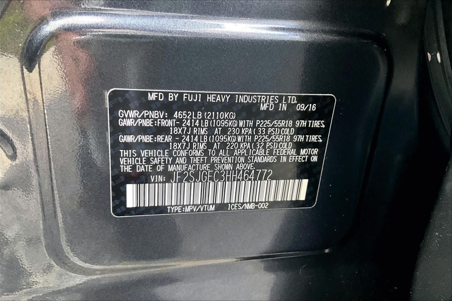 Used 2017 Subaru Forester 2.0XT Premium w/ Popular Package #2A AWD/4WD image 35
