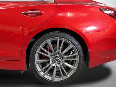 Used 2019 INFINITI Q50 Red Sport 400 w/ Sensory Package RWD image 37