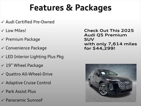 Used 2025 Audi Q5 Premium w/ Convenience Package AWD/4WD image 4