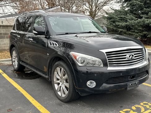 Used 2014 INFINITI QX80 4WD w/ Deluxe Touring Package image 4