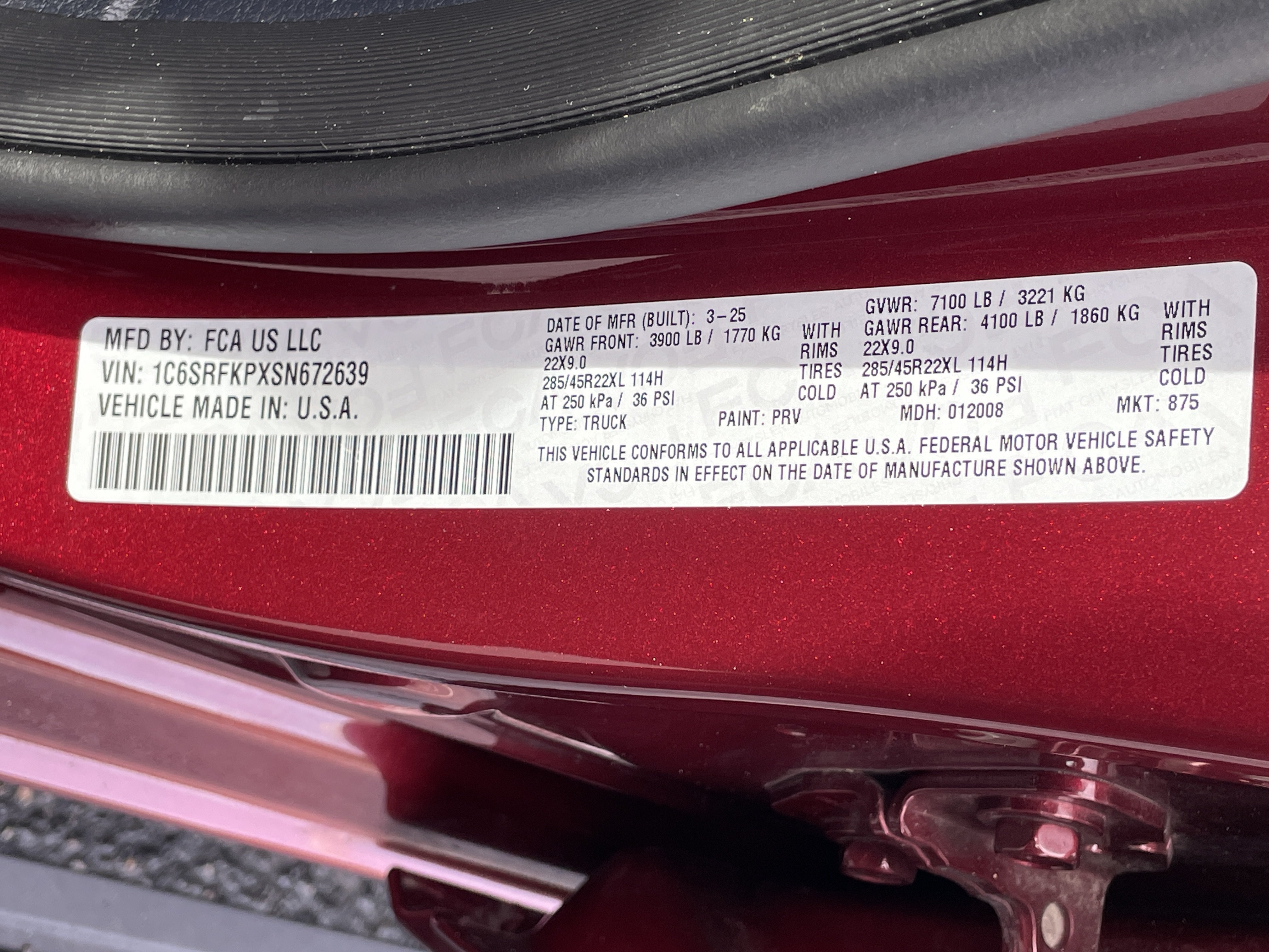 Used 2025 RAM 1500 Tungsten AWD/4WD image 34