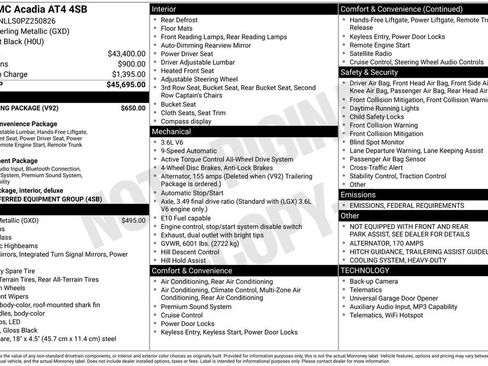 Certified 2023 GMC Acadia AT4 w/ Trailering Package image 27