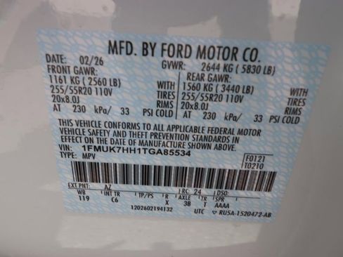 New 2026 Ford Explorer Platinum RWD image 23