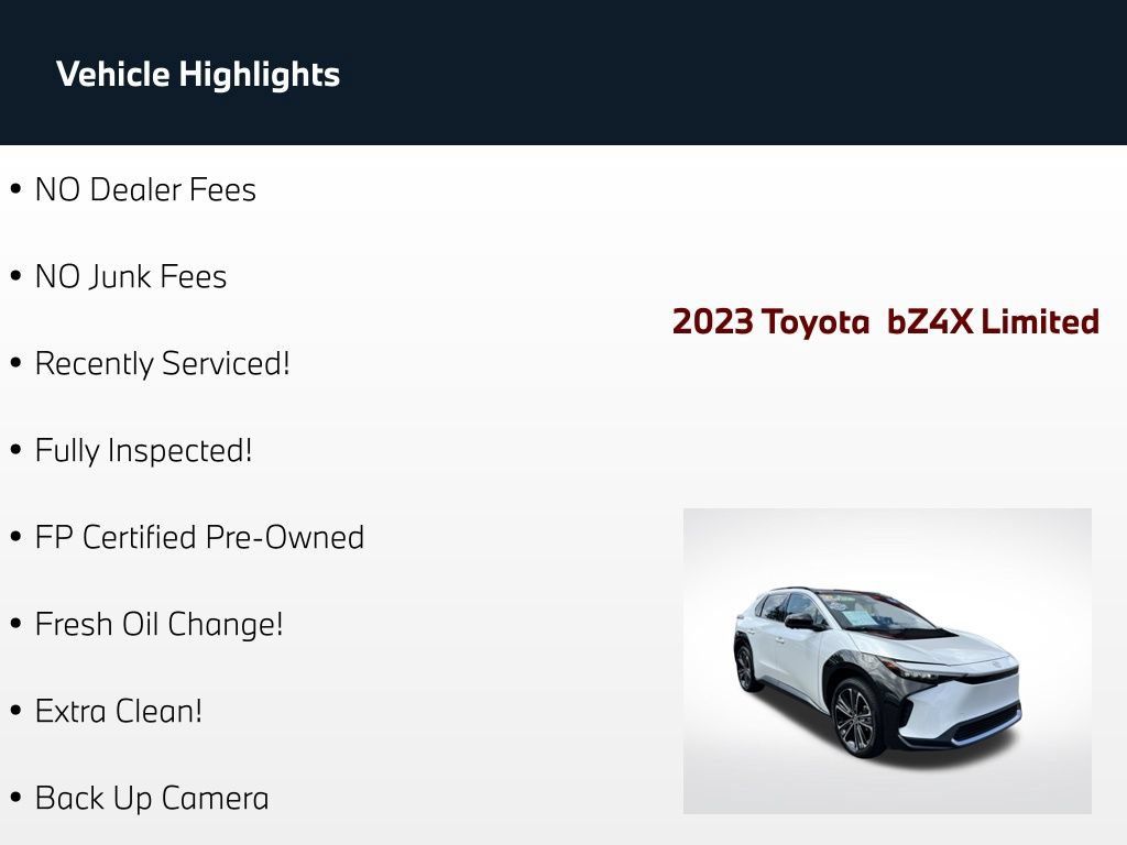 Used 2023 Toyota bZ4X FWD w/ Weather Package image 79