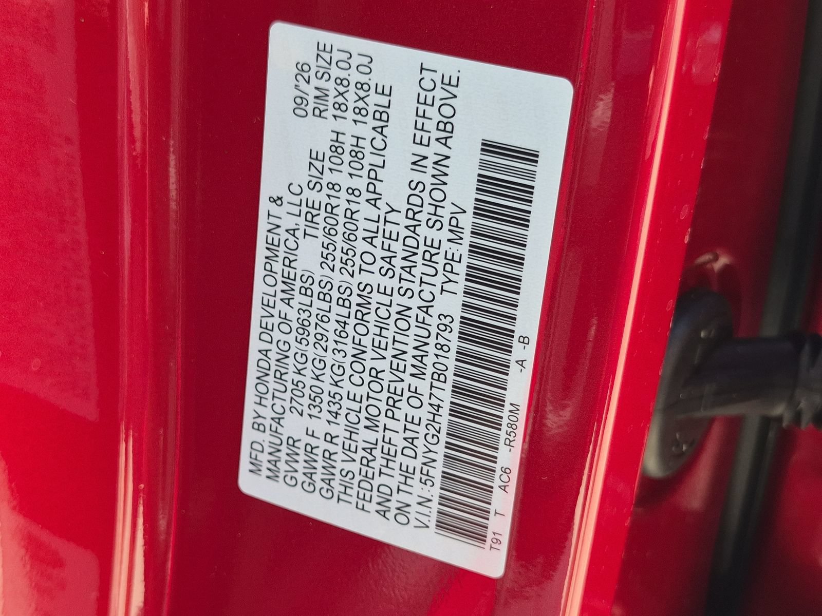 New 2026 Honda Pilot EX-L image 23