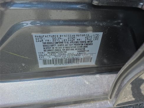 New 2026 Nissan Sentra SV w/ SV Convenience Package FWD image 38