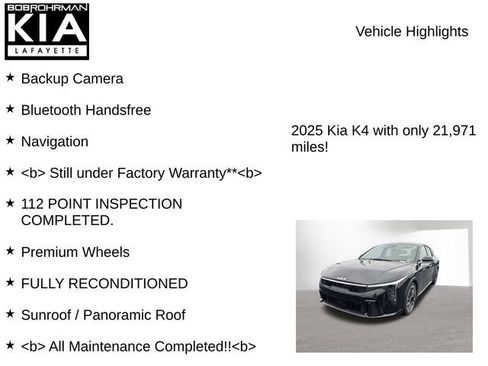 Used 2025 Kia K4 GT-Line w/ GT-Line Premium Package FWD image 7