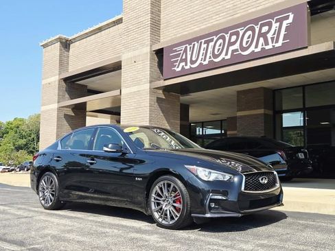 Used 2018 INFINITI Q50 Red Sport 400 AWD/4WD image 1