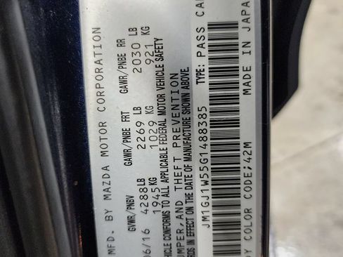 Used 2016 MAZDA MAZDA6 Grand Touring FWD image 42