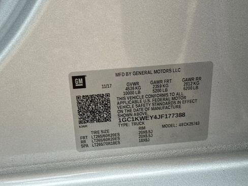 Used 2018 Chevrolet Silverado 2500 LTZ w/ Duramax Plus Package image 36